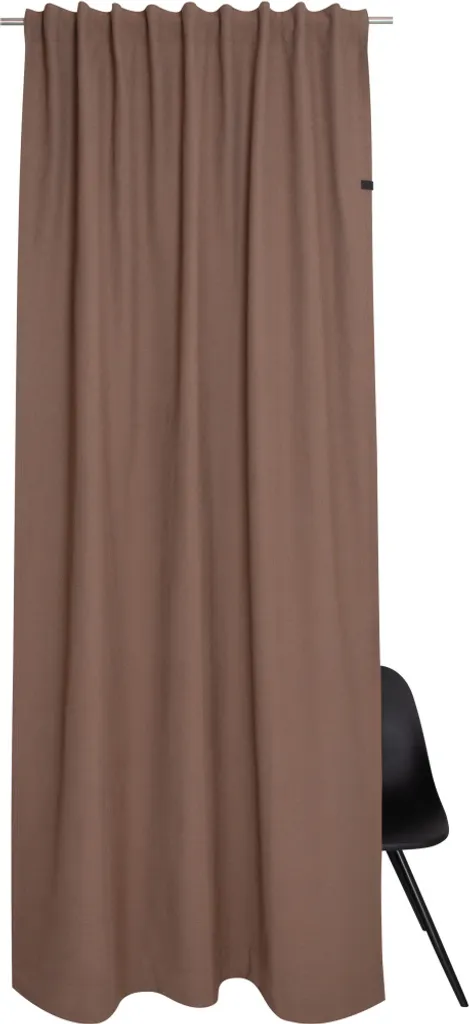 Schöner Wohnen Tenda con nastro a scomparsa Solo Colore cannella Dimensioni 130x250cm