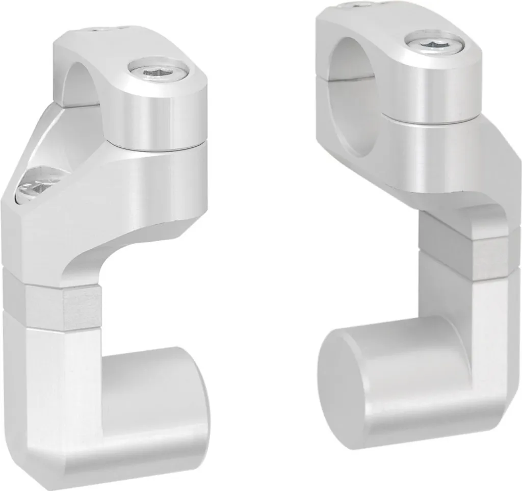 Réhausseur SW-MOTECH Vario guidon 22mm, réglage universel en alu
