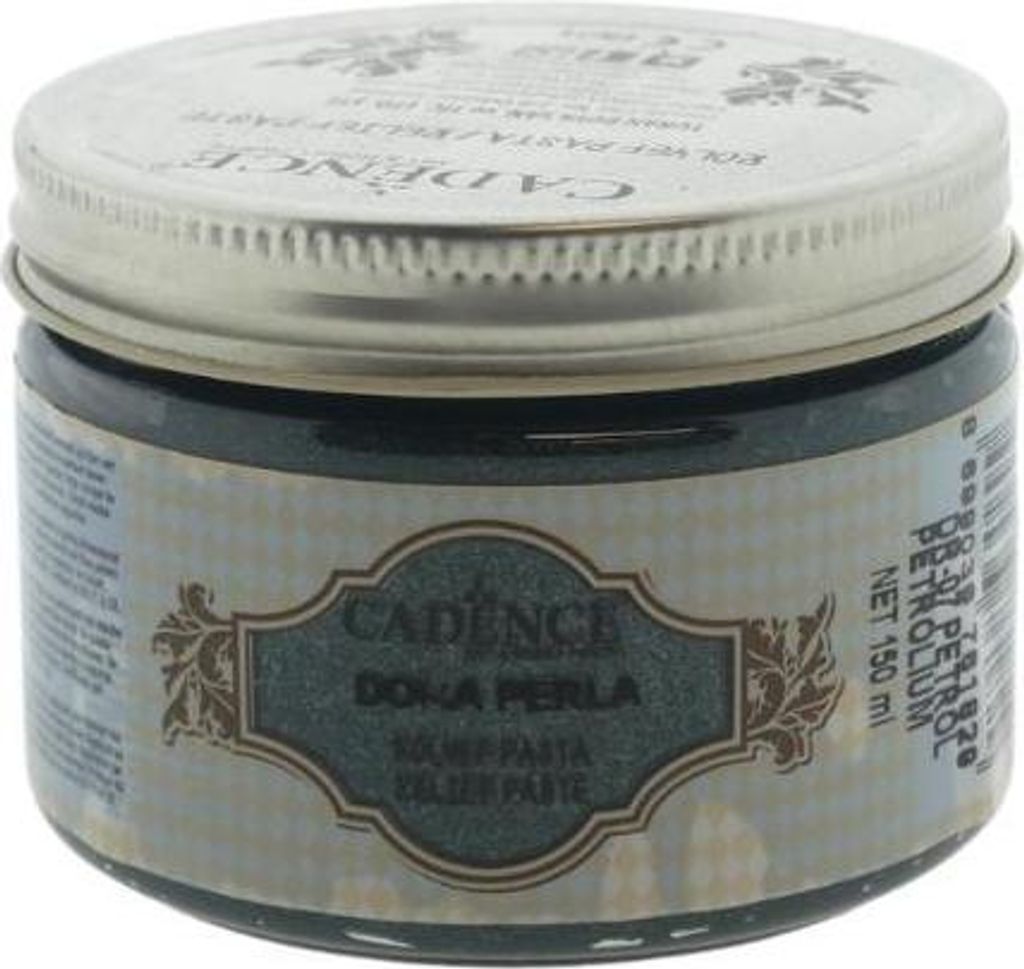 Cadence Metallic Farbe Paste 3D Effekt 150 ml Petrol