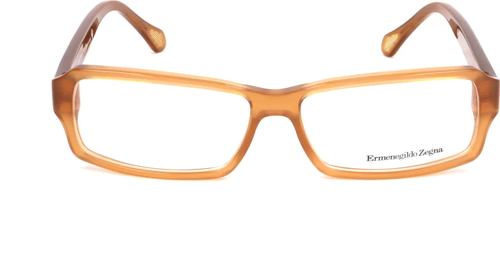 Monture optique Ermenegildo Zegna VZ3556 pour homme en métal gris mat