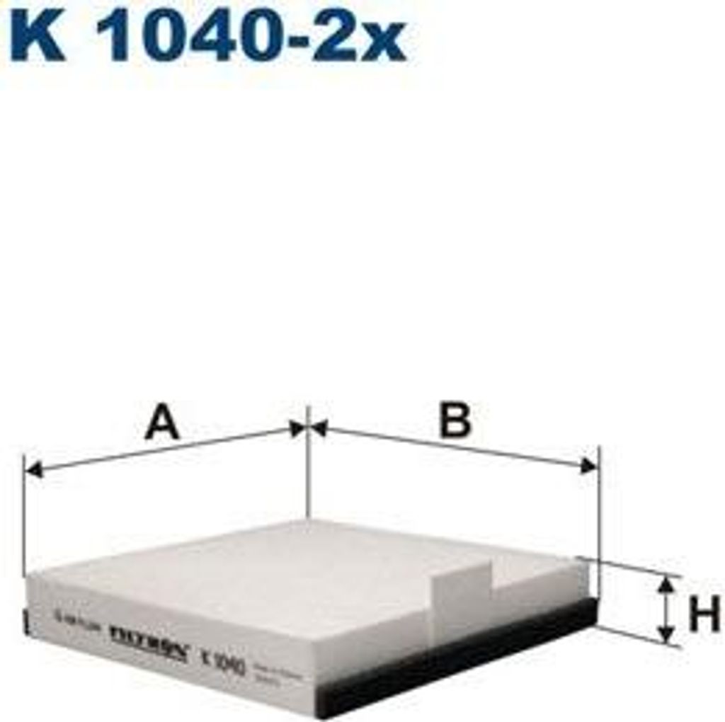 FILTRON K 1040-2x Innenraumluftfilter OE 6025370624 kompatibel mit Espace, Avantime