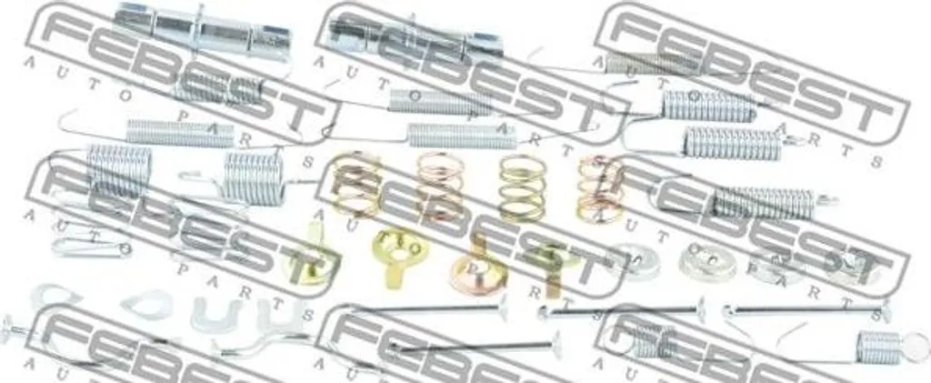 Kit fixation frein stationnement抗 corrosion OE 4740560010 FEBEST