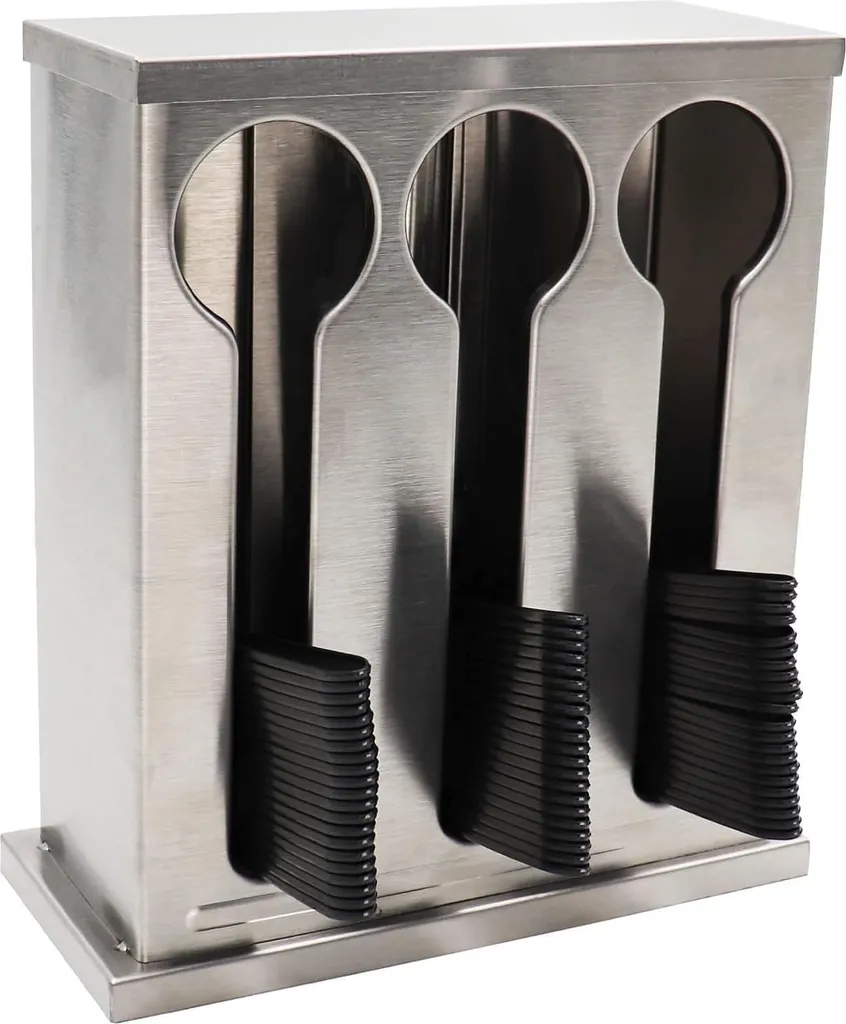 Dites Adieu au Désordre avec ce Porte-Couverts Inox 3 Compartiments