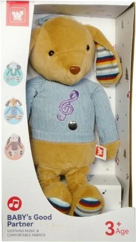 Lapin en peluche pour dormir avec musique et lumière - Cadeau bébé