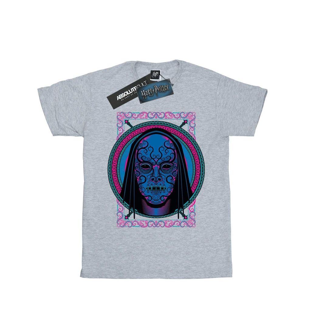 Harry Potter - "Neon Death Eater Mask" T-Shirt für Damen BI26816 (XL) (Grau)