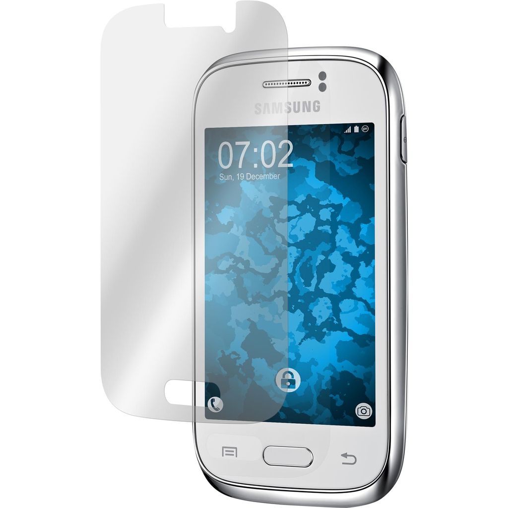2er-Pack PhoneNatic Displayschutzfolien klar kompatibel mit Samsung Galaxy Young