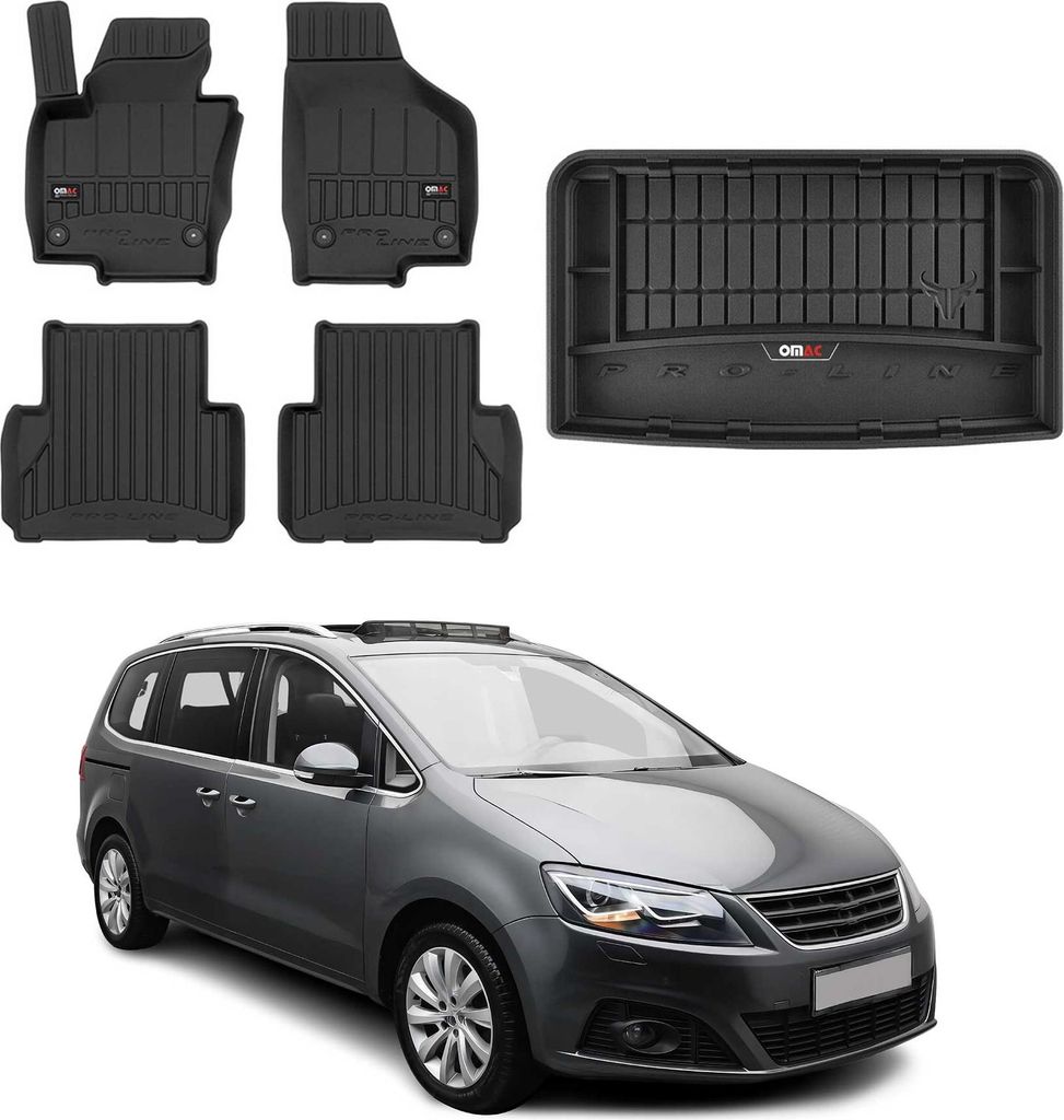Sada podlahových rohoží a kufra pre Seat Alhambra 2010-2020 Obrázok produktu 