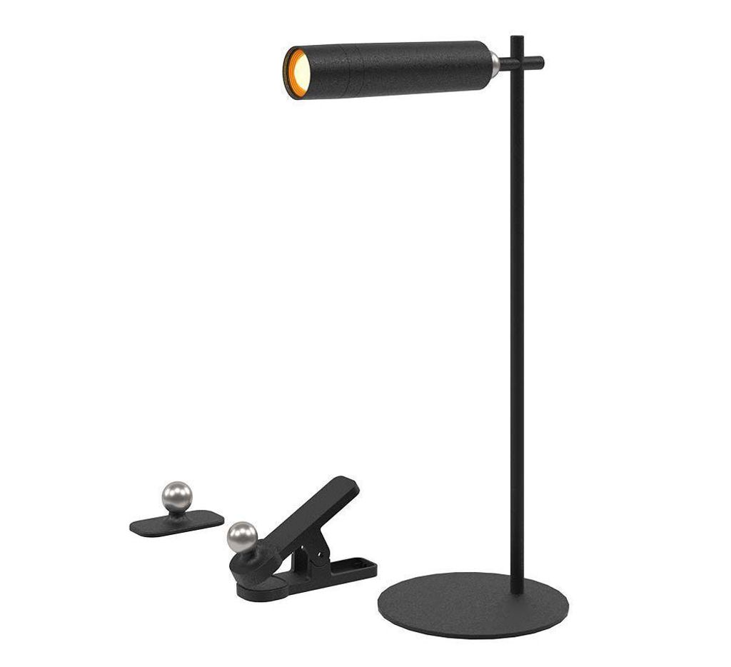 LED Solution Černá LED stolní nabíjecí magnetická lampa 3v1 Obrázek produktu 