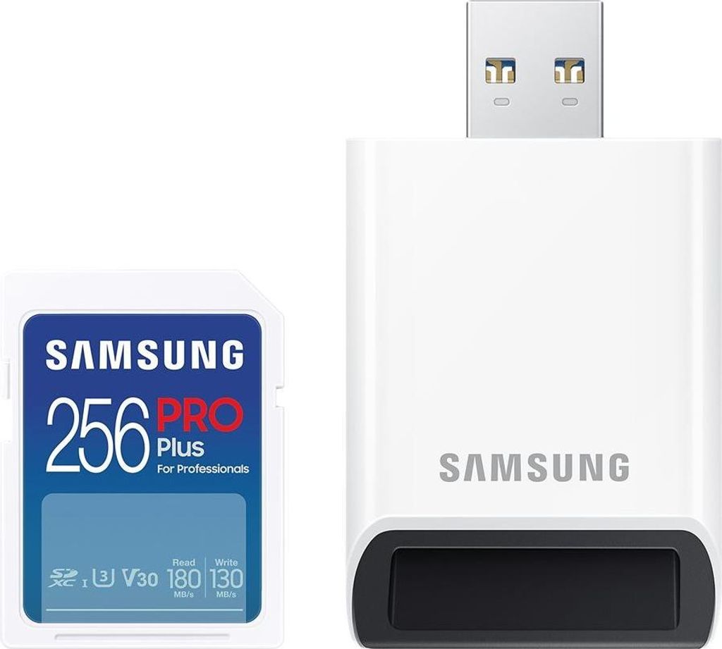 Samsung MB-SD256SB/WW SD Card 256GB Samsung SDXC PRO Plus Immagine del prodotto 