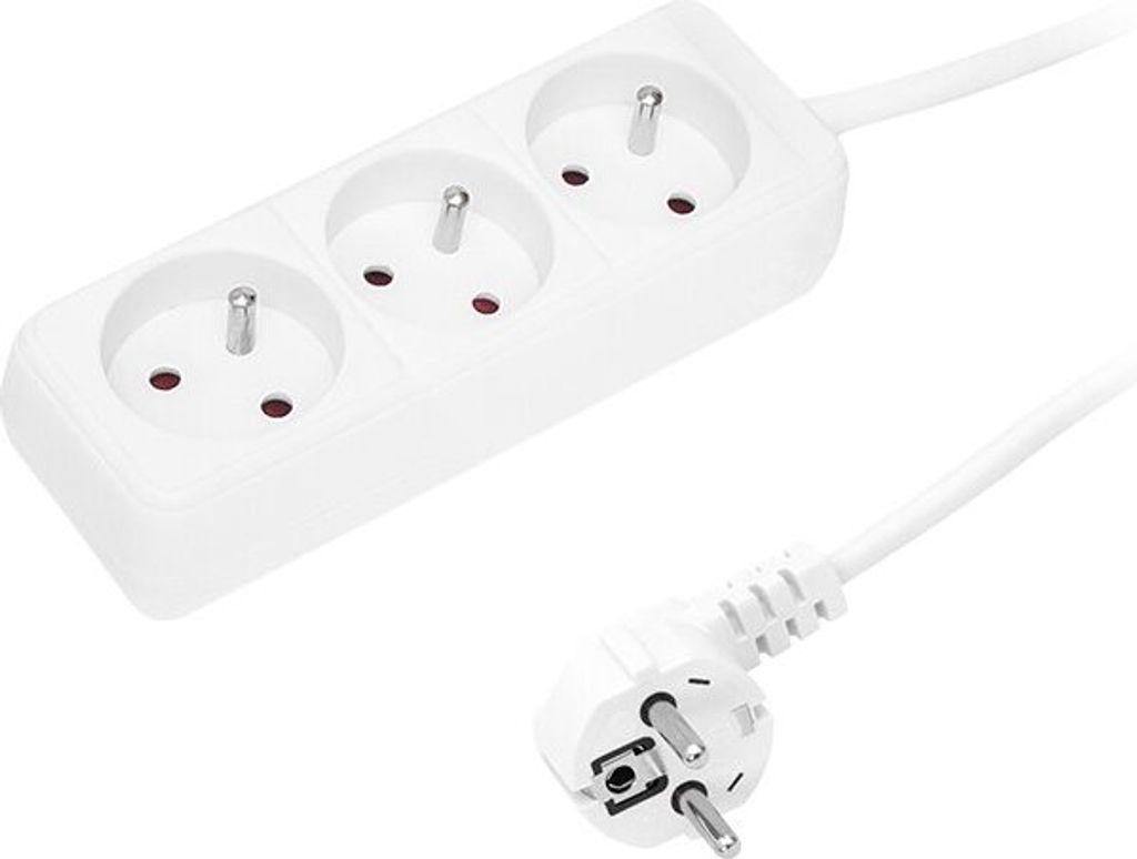 Prodlužovací kabel bez vypínače BLOW 98-011, 3zásuvky 1,5m, Obrázek produktu 