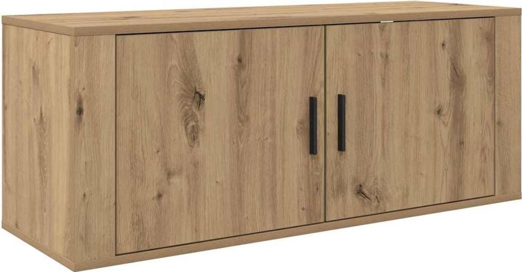 Wandmontiertes TV-Regal Artisan-Eiche 100 x 34,5 x 40 cm
