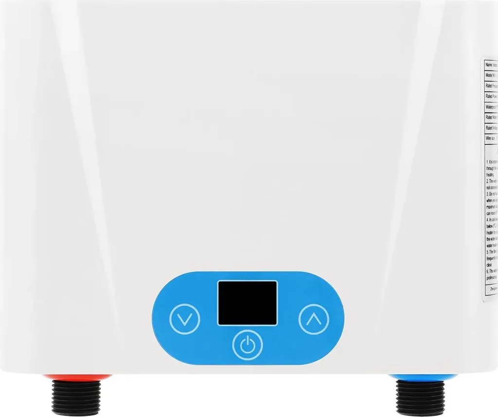 Chauffe-eau électrique instantané 220V - Modèle compact blanc ultra efficace