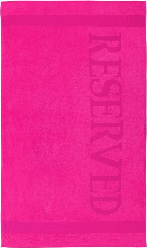 Strandtuch RESERVED 200 Fuchsia XL 100cm x 180cm