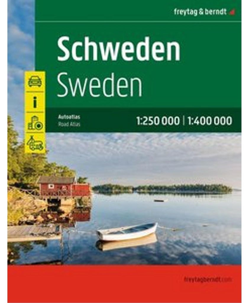 freytag & berndt Autoatlas Schweden. 1:250.000 Produktbild 