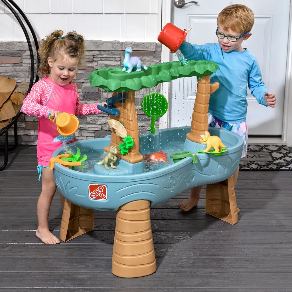 Table sable et eau Dino Showers Step2 avec cascade de dinosaures