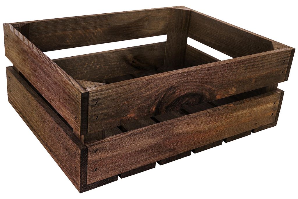 Creative Deco Natuurlijke Houten Kist Bruin, 40 x 30 x 15 Productafbeelding 