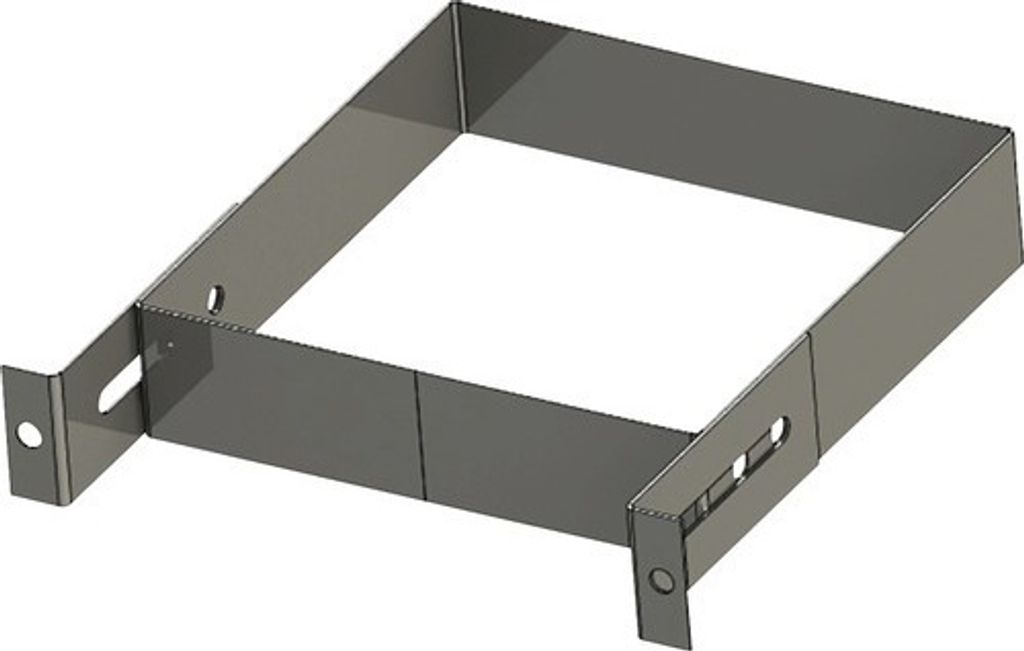 Furado F Wandhalter 0-10cm mit Innenmaß 24x24cm Außenmaß 34x34cm