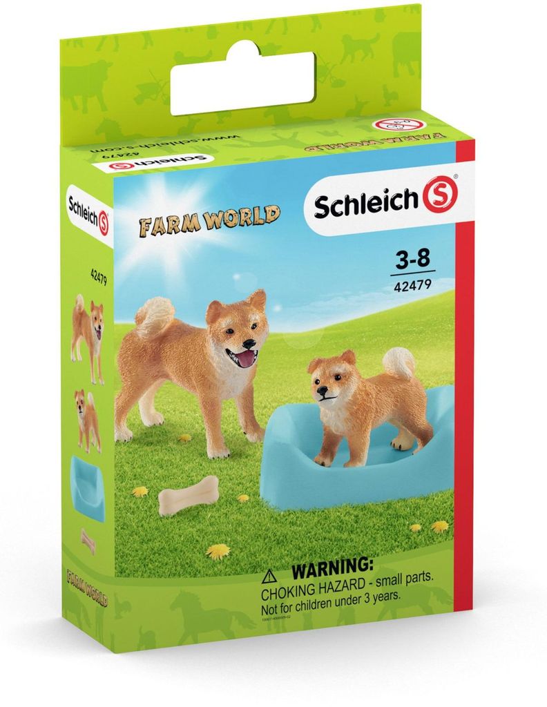 Schleich Shiba Inu Mutter und Welpen, 42479 Produktbild 