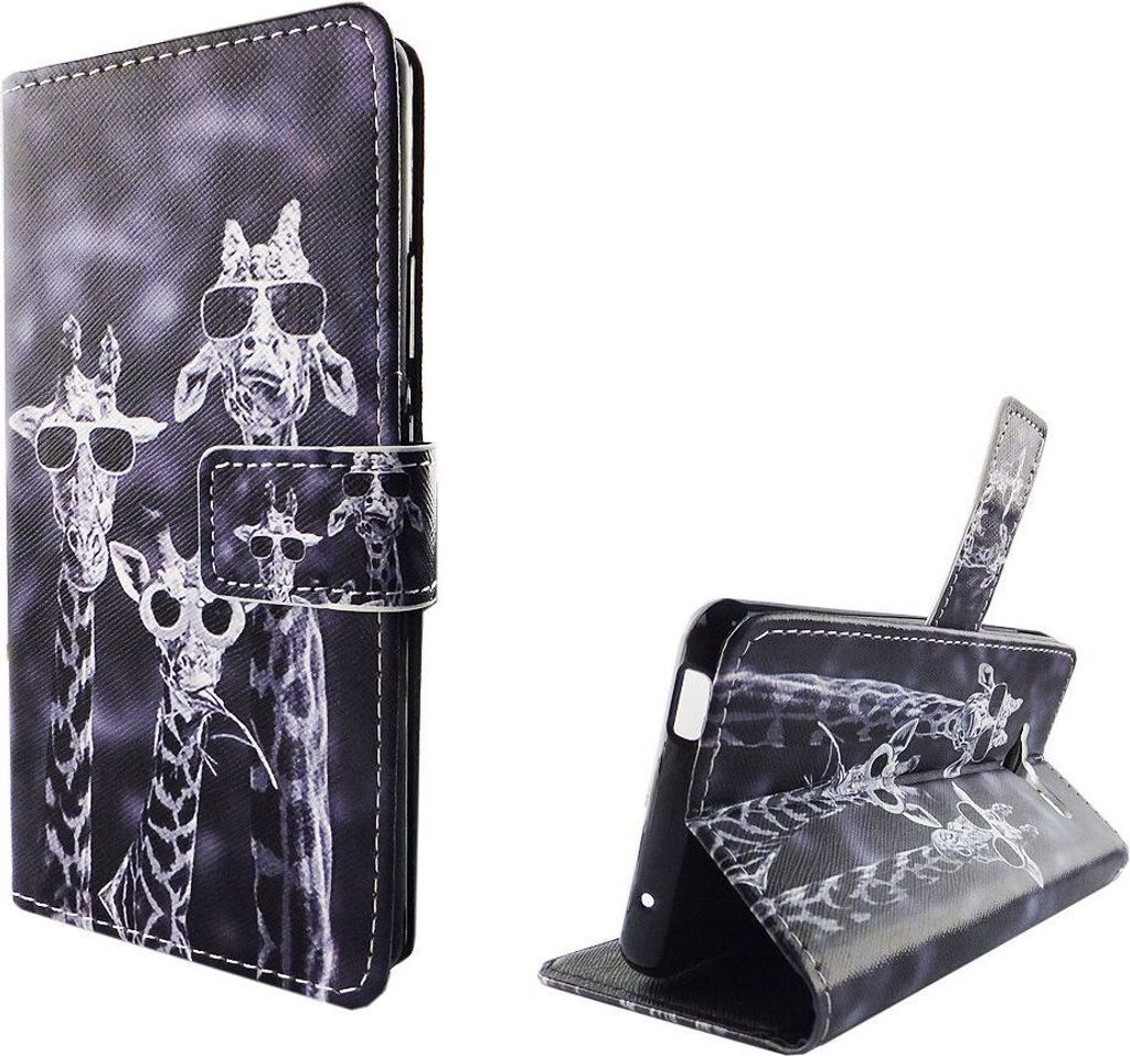 Handyhülle Tasche für Handy ZTE Blade L3 3 Giraffen