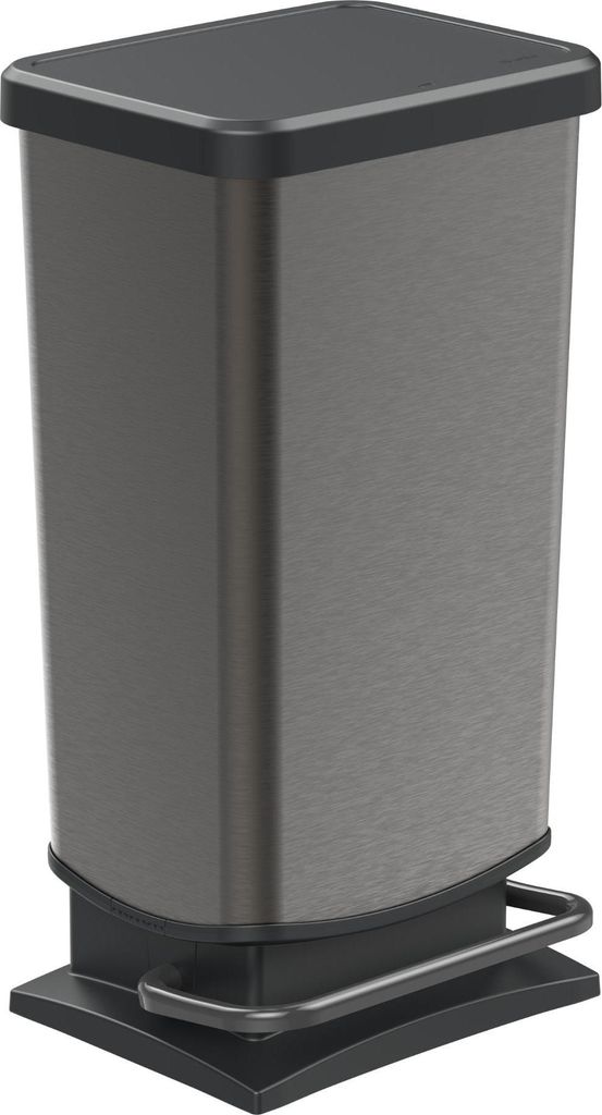 Rotho Treteimer Abfalleimer 40 Liter Graphit - nachhaltiger Produktbild 