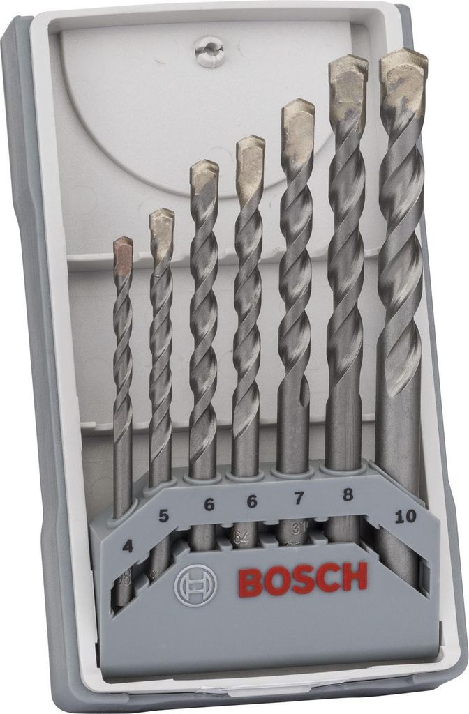 Bosch 2607017082 Bosch Betonbohrer Set 7 tlg. Silver Productafbeelding 