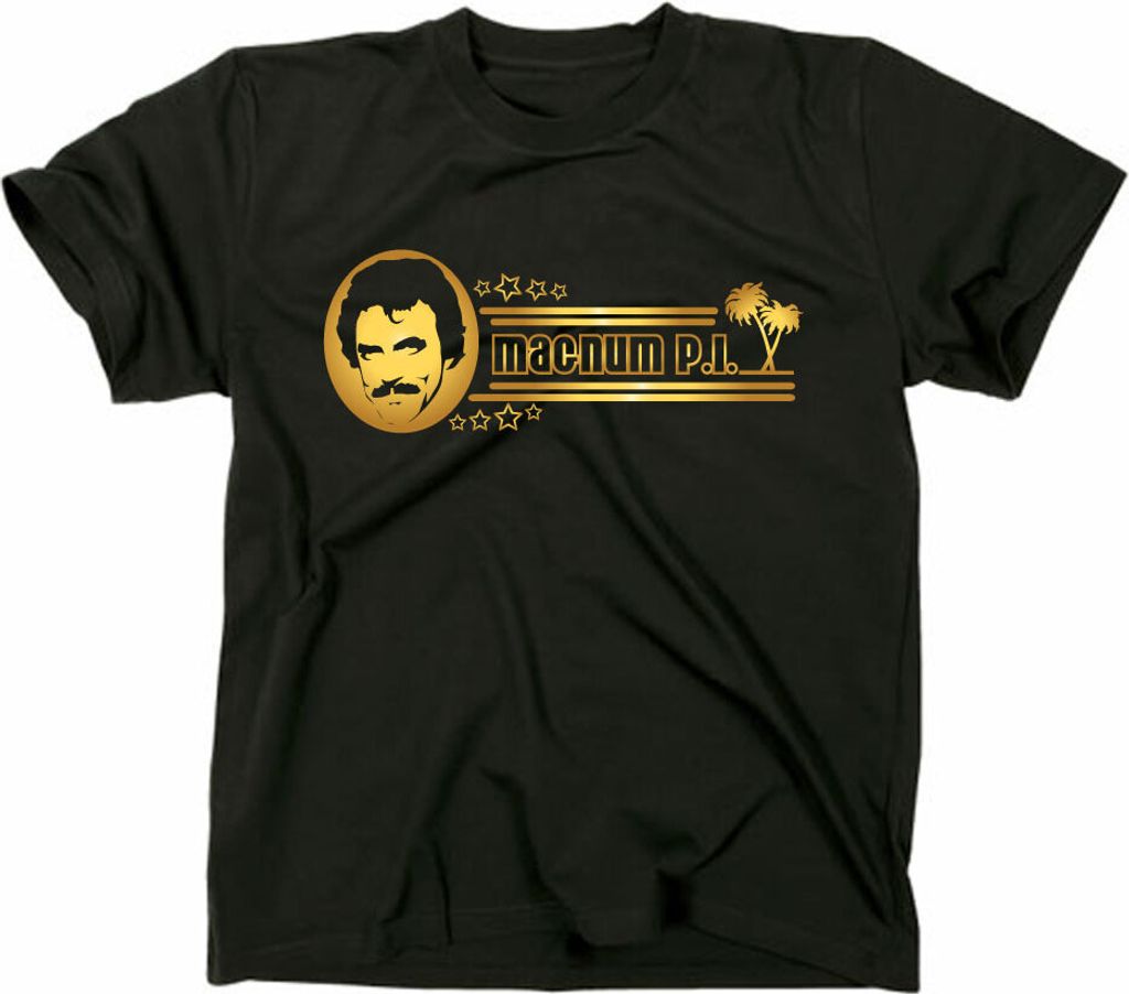 Styletex23 T-Shirt Magnum PI P.I. Kult, schwarz, S