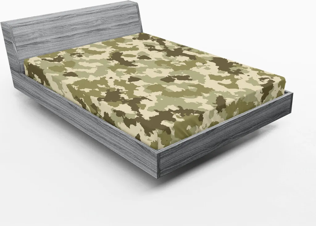 Lenzuolo Matrimoniale Mimetico ABAKUHAUS - Morbido e Anti-Pieghe