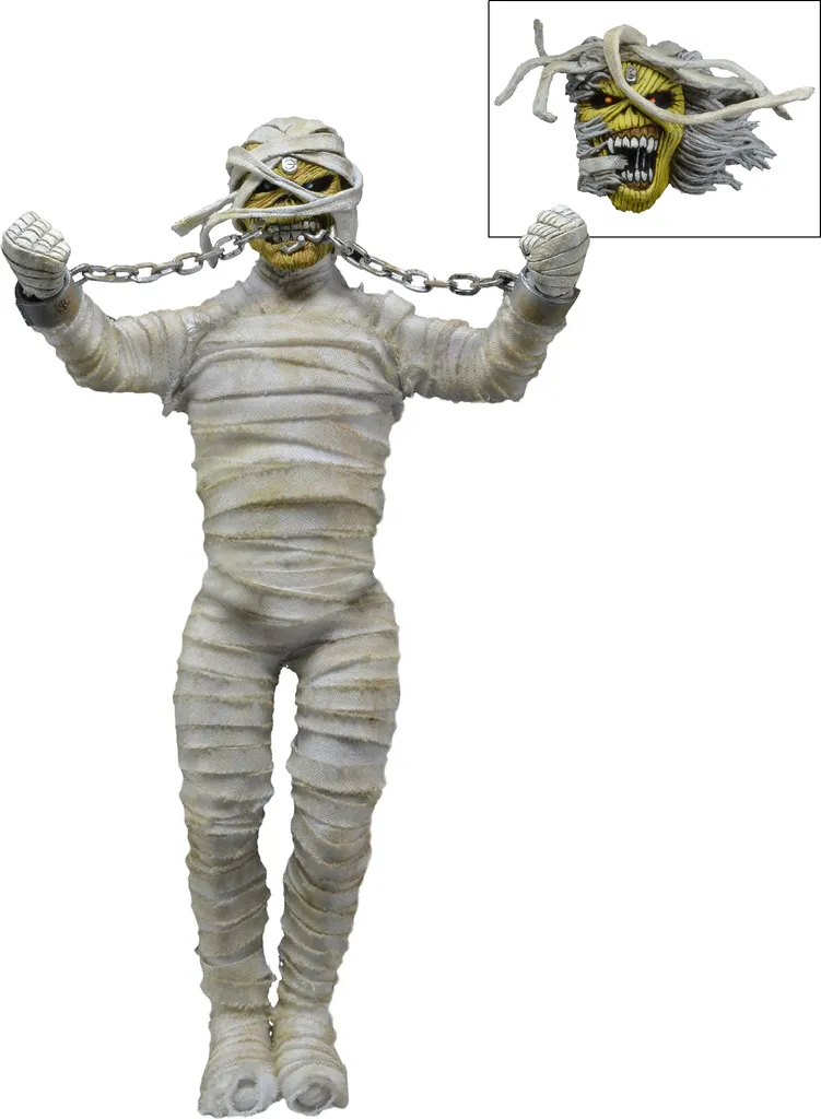 Cadeau Fan Iron Maiden - Figurine Eddie Momie pour Bureau ou Vitrine