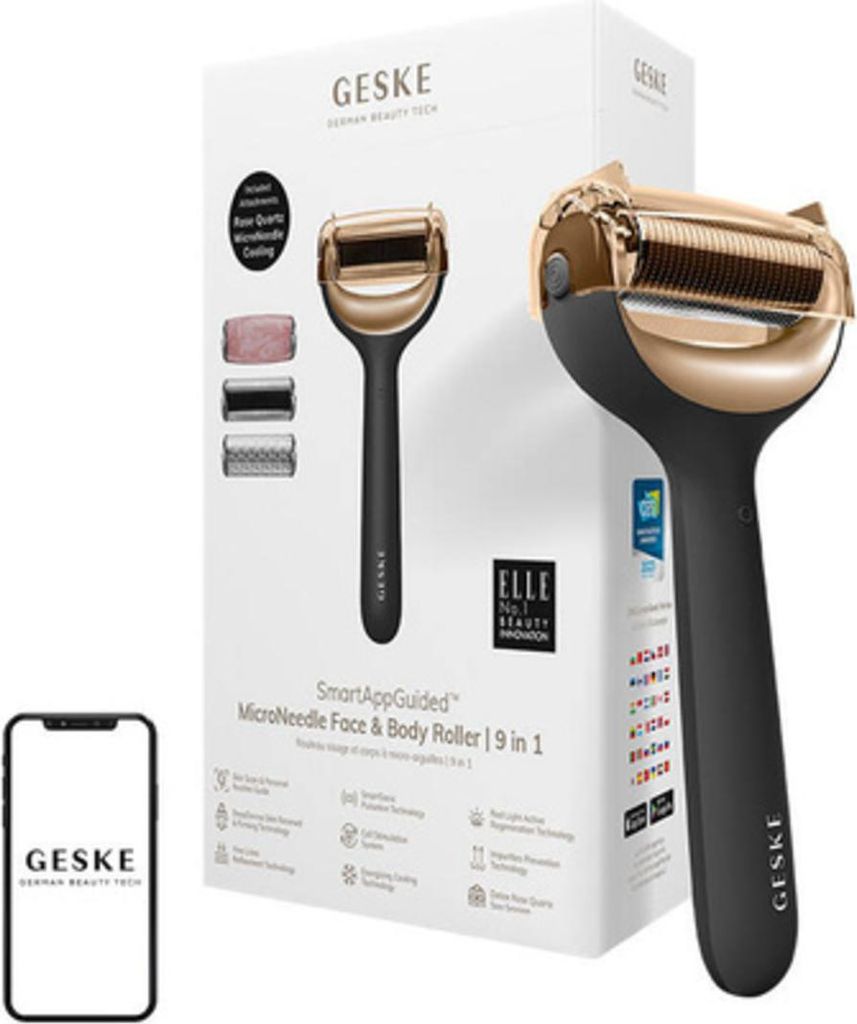 Micro Needle Face&Body Roller 9in1 Geske mit APP (grau) Produktbild 