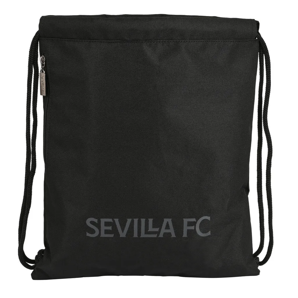 Zaino Sevilla FC per Bambini e Ragazzi - Sacca Scuola e Sport Nera