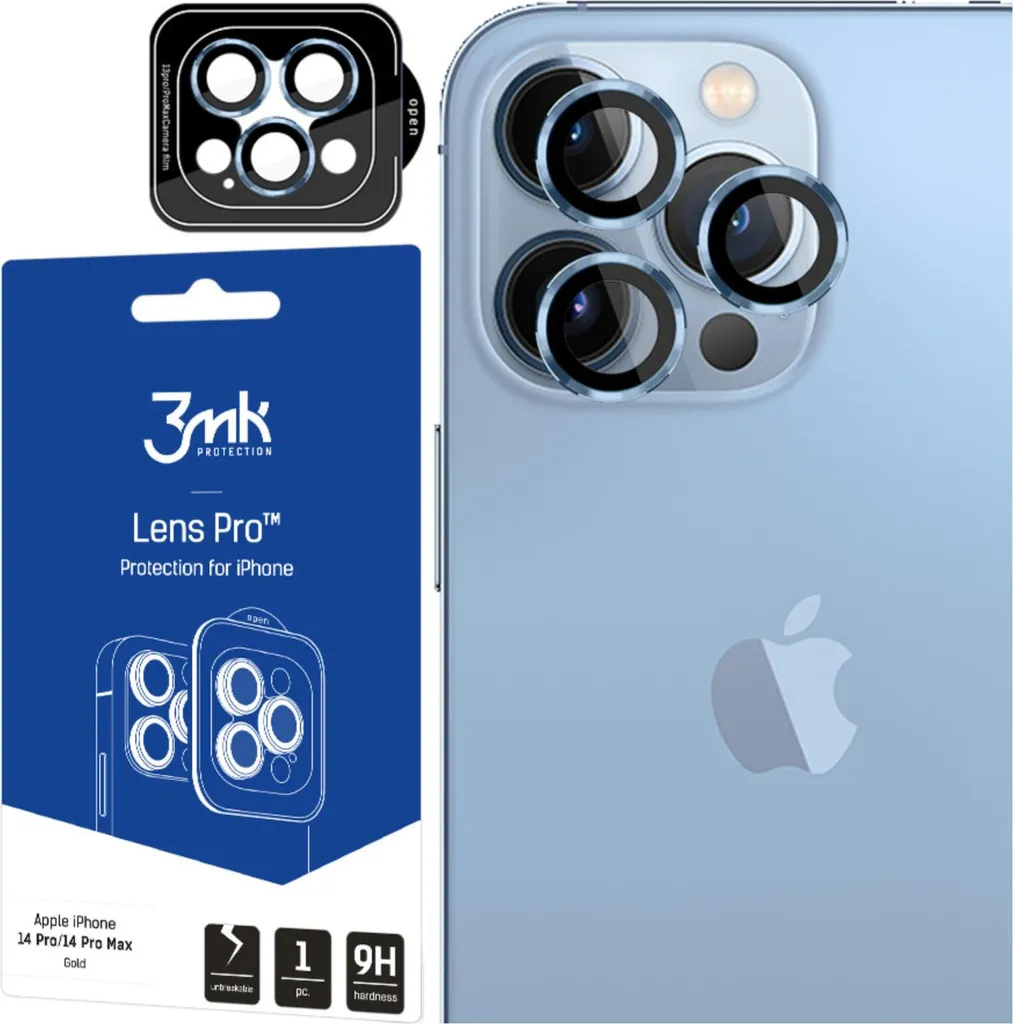 Apple Iphone 13 Pro/13 Pro Max - Protezione lente 3Mk Pro Sierra Blu
