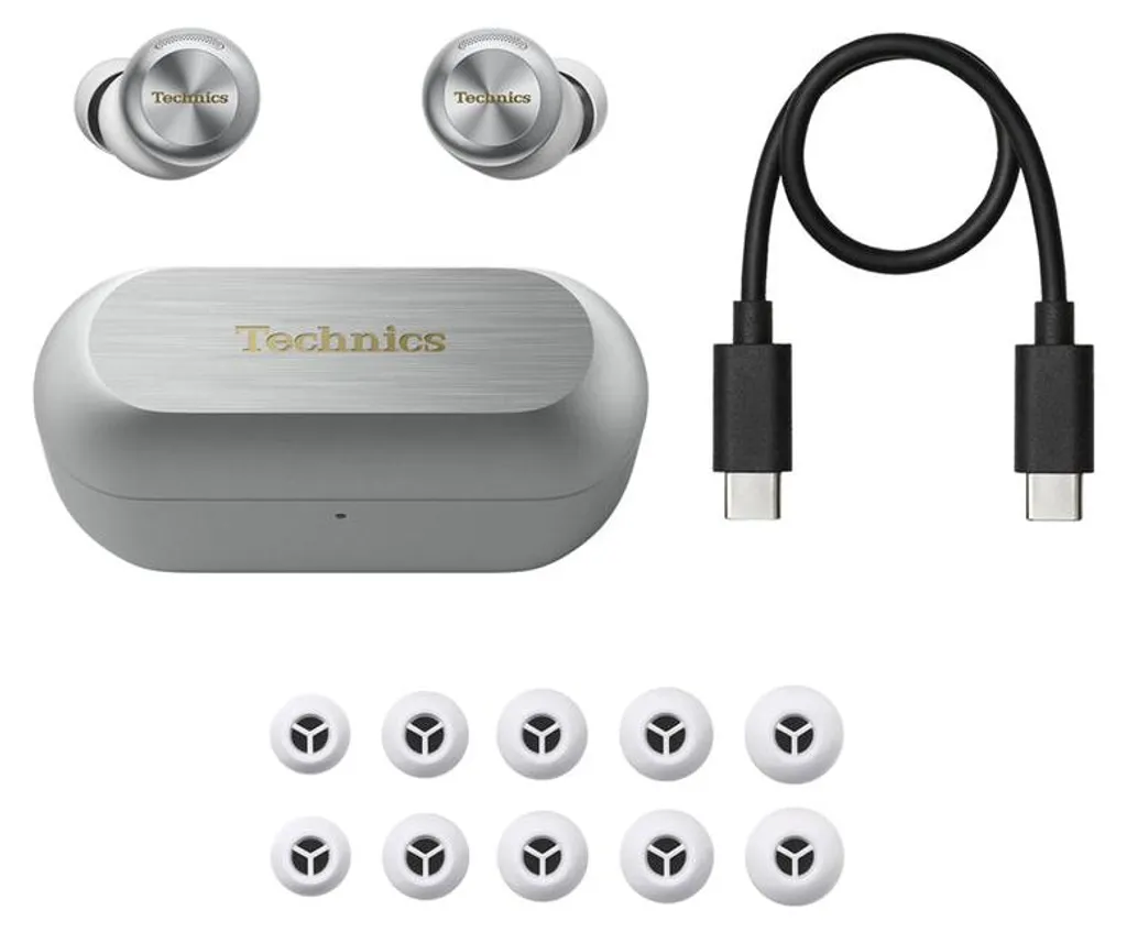 Écouteurs Bluetooth Technics EAH-AZ100 Argent avec Son Haute Résolution - 5