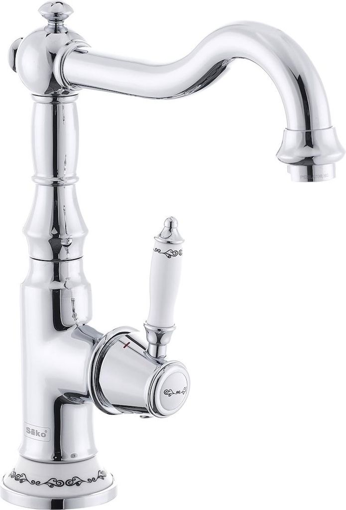 Retro Wasserhahn Einhebelmischer Spültischbatterie Produktbild 