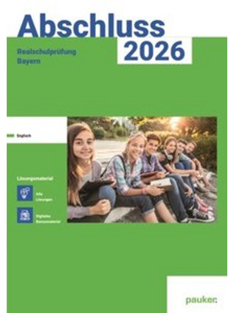Abschluss 2025 - Realschule Bayern Lösungsband. Englisch Produktbild 