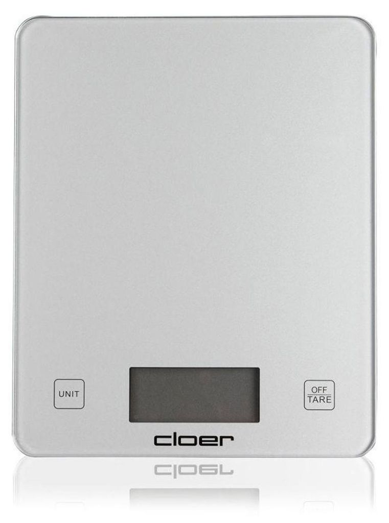 Cloer 6871, Elektroniczna waga kuchenna, 10 kg, 5 g, Biały, Zdjęcie produktu 