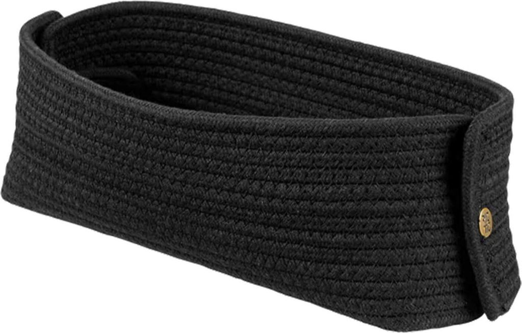 RIG-TIG Brotkorb Knit-It, Brottasche, Brotbeutel, Baumwolle, Black, Z00146-2