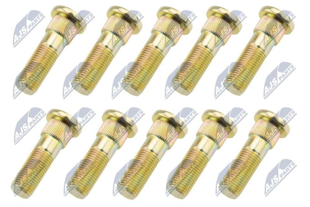 10x NTY Radbolzen Radschrauben KSP-NS-002 für NISSAN NP300 Produktbild 