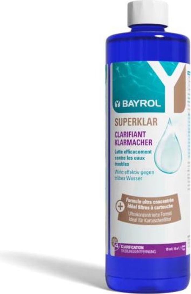 Flüssigkeitsklärer 0,5l Bayrol SUPERKLAR Produktbild 