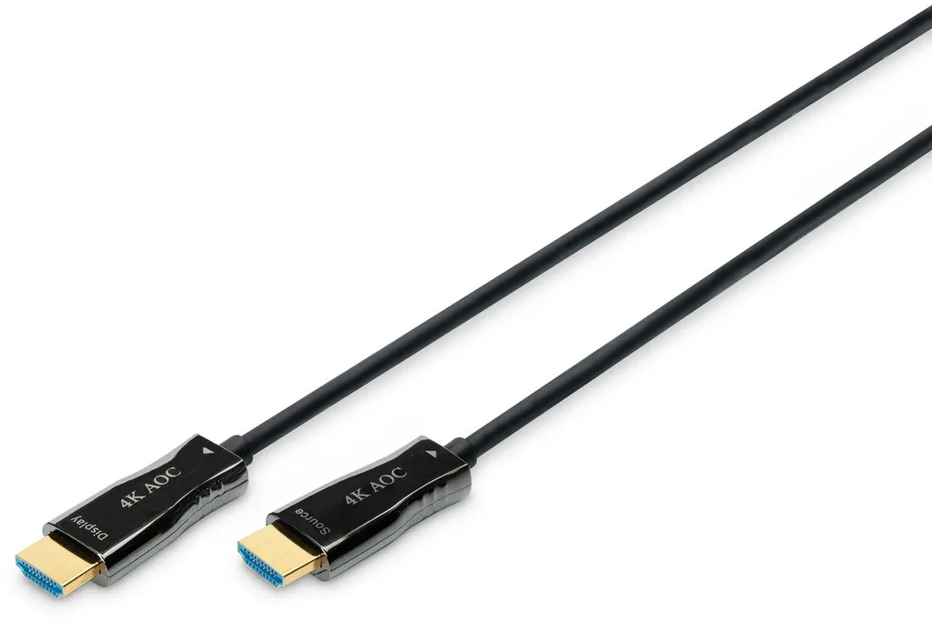 DIGITUS Cavo HDMI AOC 4K 20m | Fibra Ottica Ibrida UHD 60Hz 18Gbps