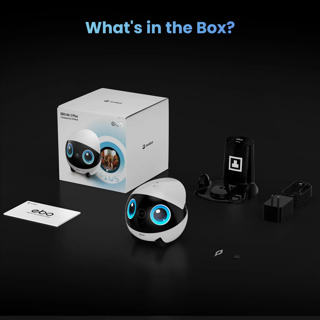Robot de Compagnie Enabot EBO Air2 Plus pour Surveiller Animaux et Maison