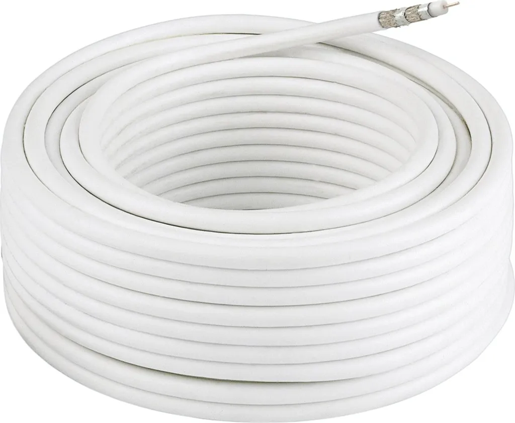 Câble coaxial 120 dB 25m : fini les interférences et images TV qui sautent