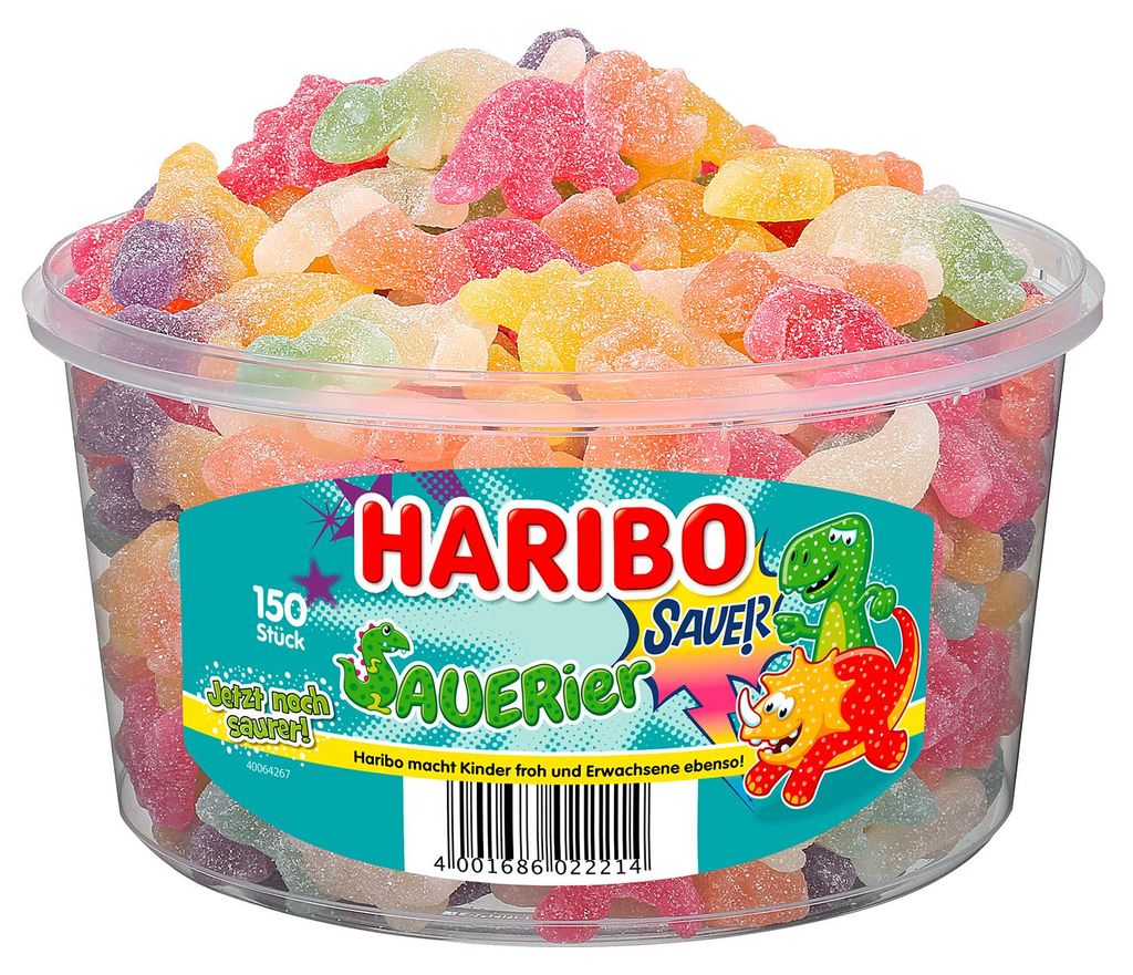 HARIBO 10059768 HARIBO SAUERier Fruchtgummi 150 St./1350,0 Image du produit 