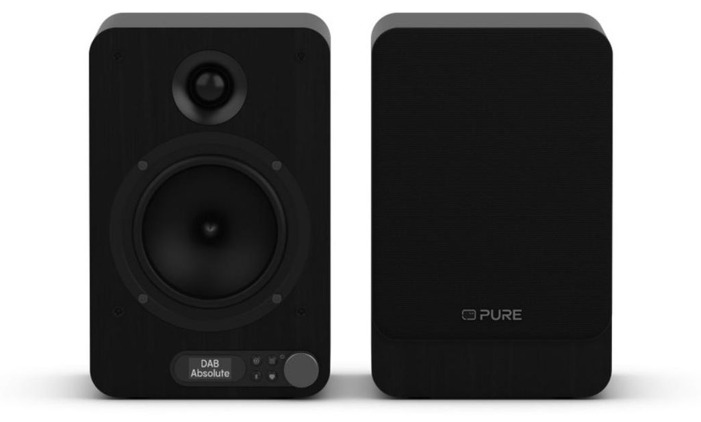 Pure Classic Active, Heim-Audio-Mikrosystem, Schwarz, 80 W, 2-Wege, DAB+, FM, OLED