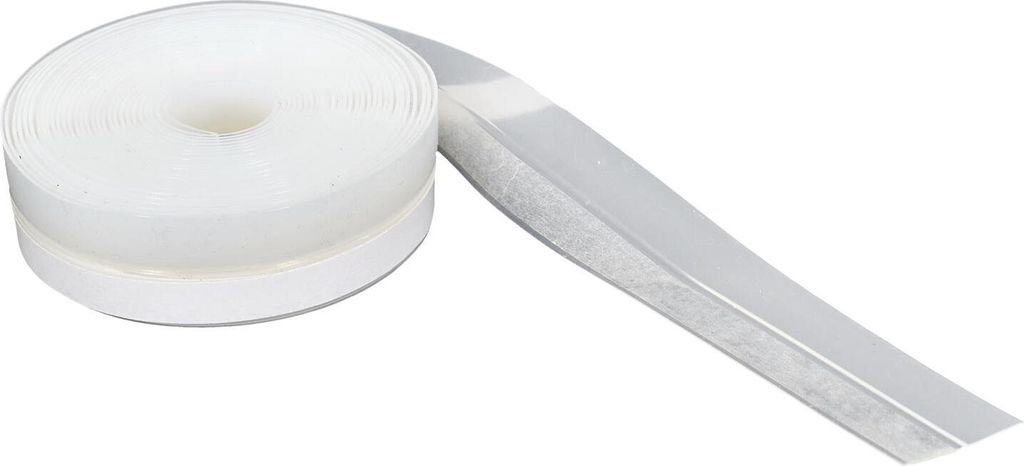 Zugluftstreifen für Tür und Fenster selbstklebend – 4 Meter x 4,5 cm – Rolle mit Zugluftstreifen – transparent – Dichtungsstreifen ...