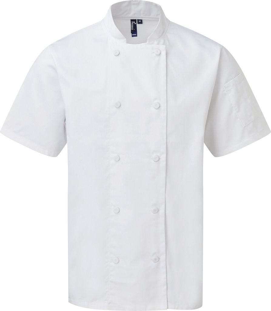 Premier - "Coolchecker" Kochjacke für Herren RW7932 (4XL) (Weiß)