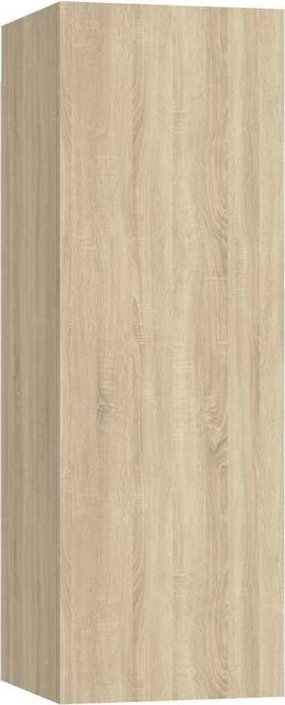 vidaXL TV-Schrank Sonoma-Eiche 30,5x30x90 cm Holzwerkstoff