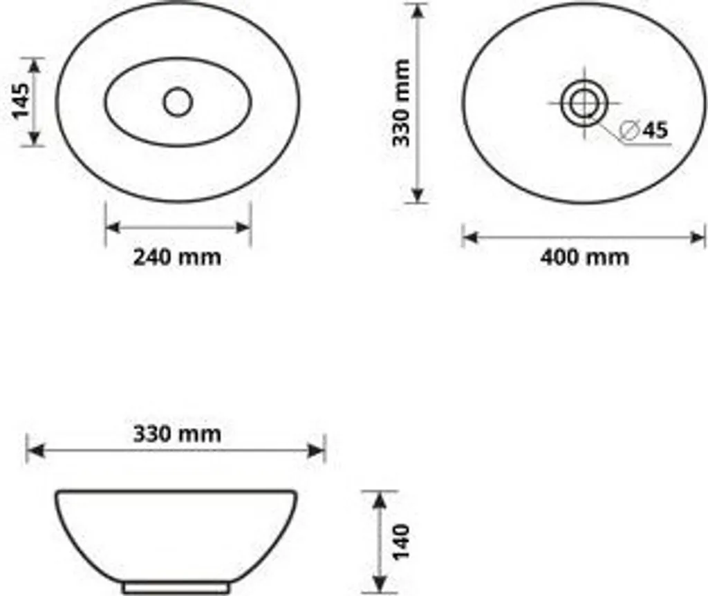 Lavabo 40cm OWL blanc : vasque compacte pour petite salle de bain moderne