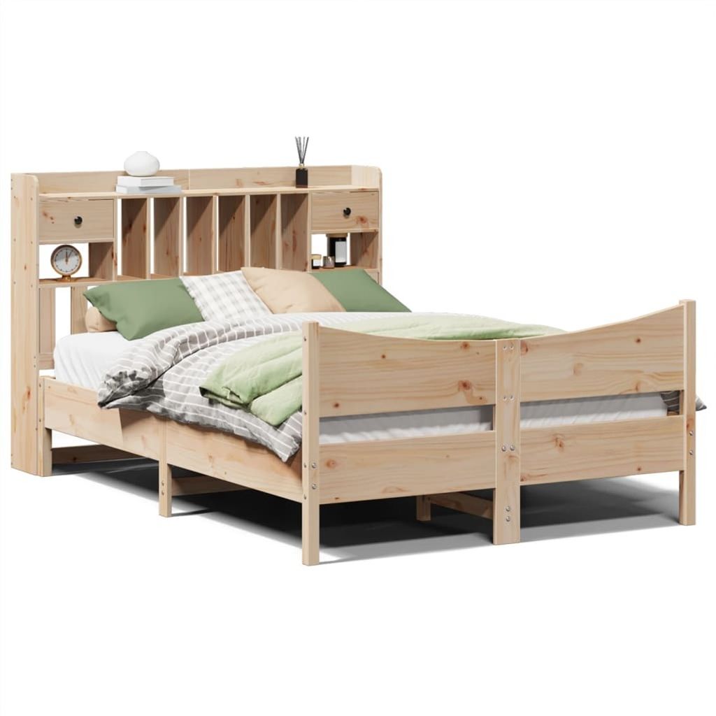 Massivholzbett ohne Matratze 140x200 cm Kiefernholz