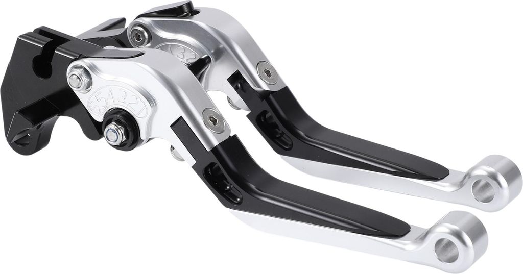 Kurz Lang Bremse Kupplung Hebel für Yamaha MT125 2014-2021 6 Stellung Motorrad Lenker Bremshebel Aluminium Legierung Silber Ton Kopf Schwarz Griff