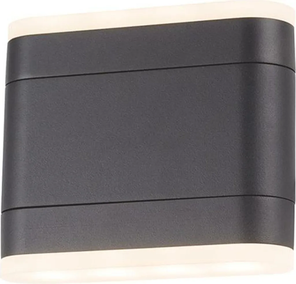 Éclairage de terrasse LED 9W chaud IP54 pour balisage extérieur mural